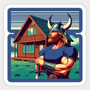 Viking Realtor V2 - Alex The Agent Sticker